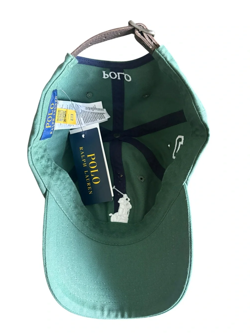 Polo Ralph Lauren Men’s Green 5 Panel Twill Baseball Cap OS